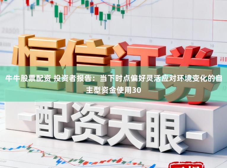 牛牛股票配资 投资者报告：当下时点偏好灵活应对环境变化的自主型资金使用30