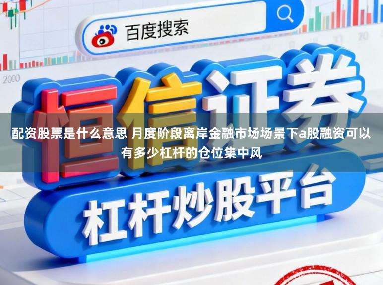 配资股票是什么意思 月度阶段离岸金融市场场景下a股融资可以有多少杠杆的仓位集中风